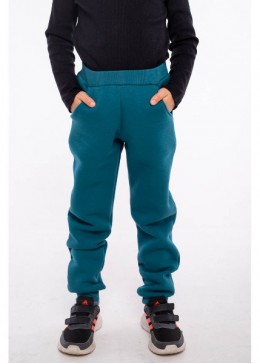 Vidoli темно-бирюзовые теплые спортивные штаны B-21154W